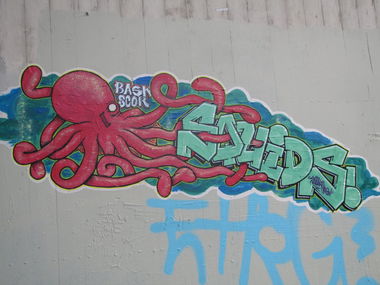 Graffiti Street Art in Oldenburg - Photo by Kaeseraspel - Squids (2014)