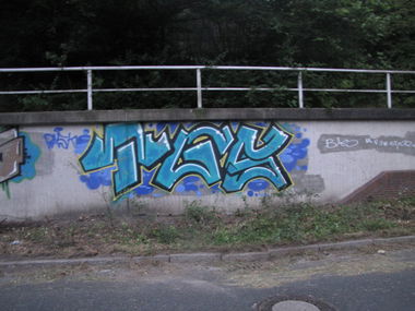 Graffiti Bombing in Oldenburg - Photo by Kaeseraspel - TGS (2014)