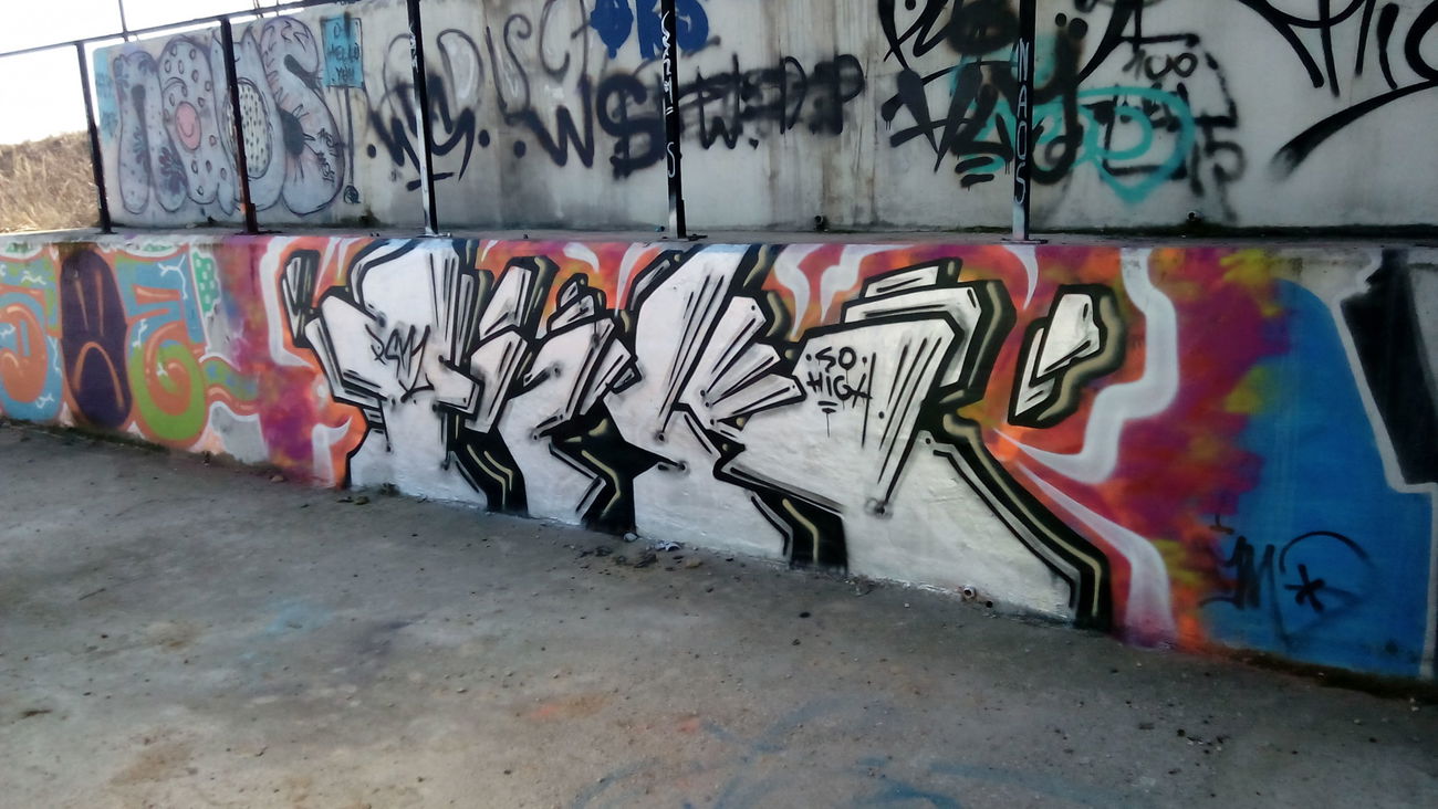 Graffiti Bombing - Photo by Kaesu