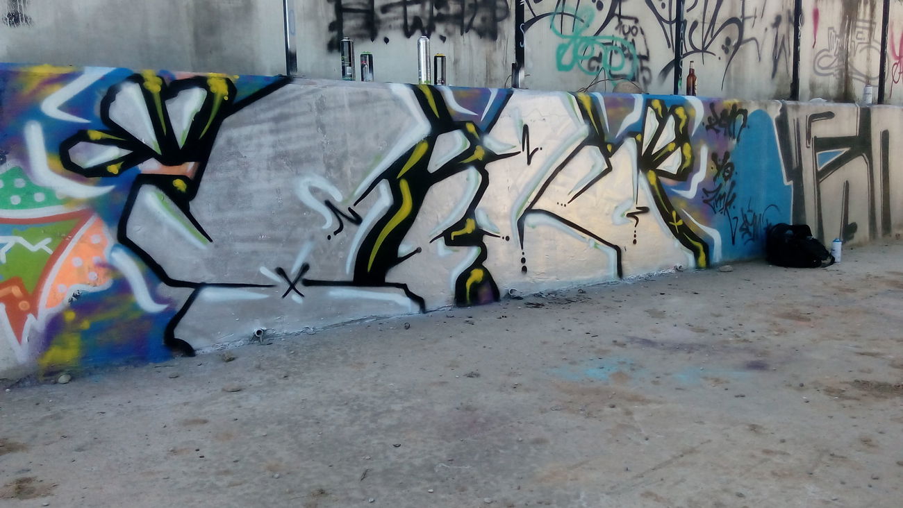 Graffiti Bombing - Photo by Kaesu