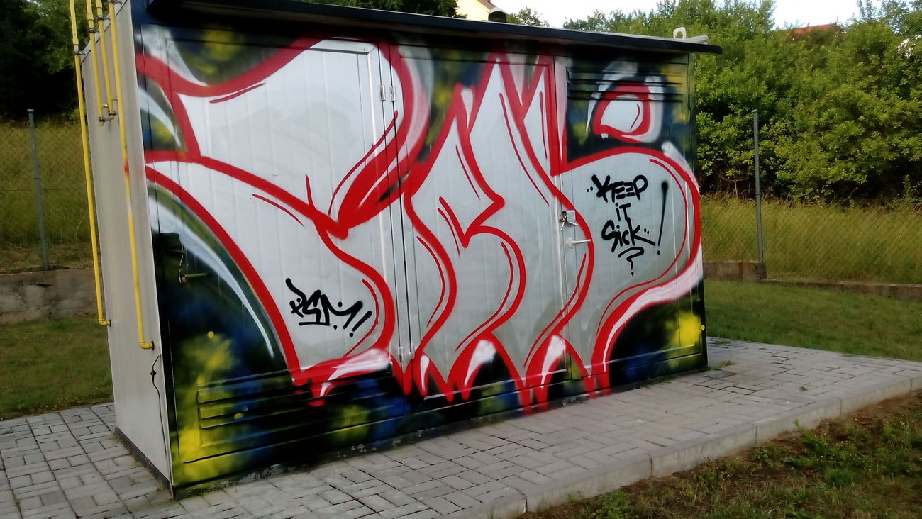 Graffiti Bombing - Photo by Kaesu - Tick, psm
