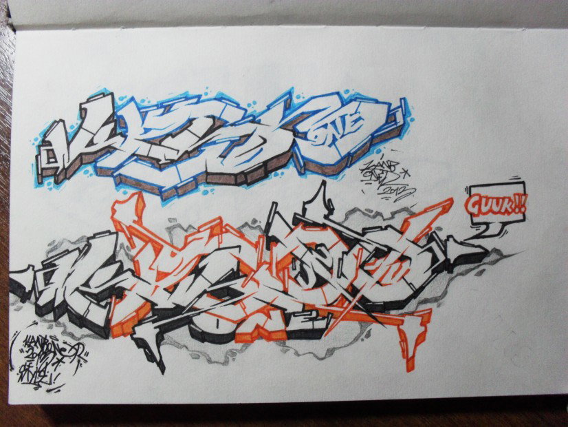 Graffiti Sketch - Photo by Kanb1