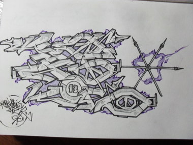 Graffiti Sketch - Photo by Kanb1
