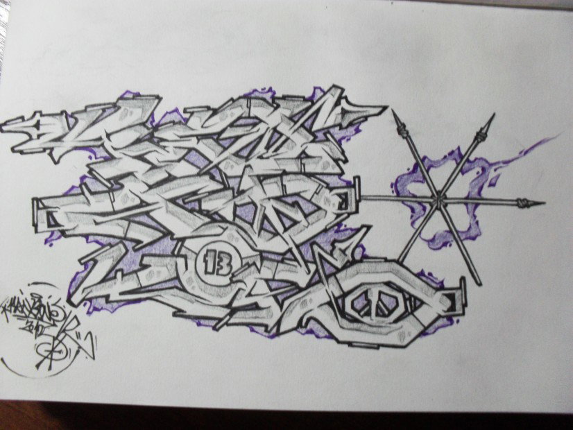 Graffiti Sketch - Photo by Kanb1