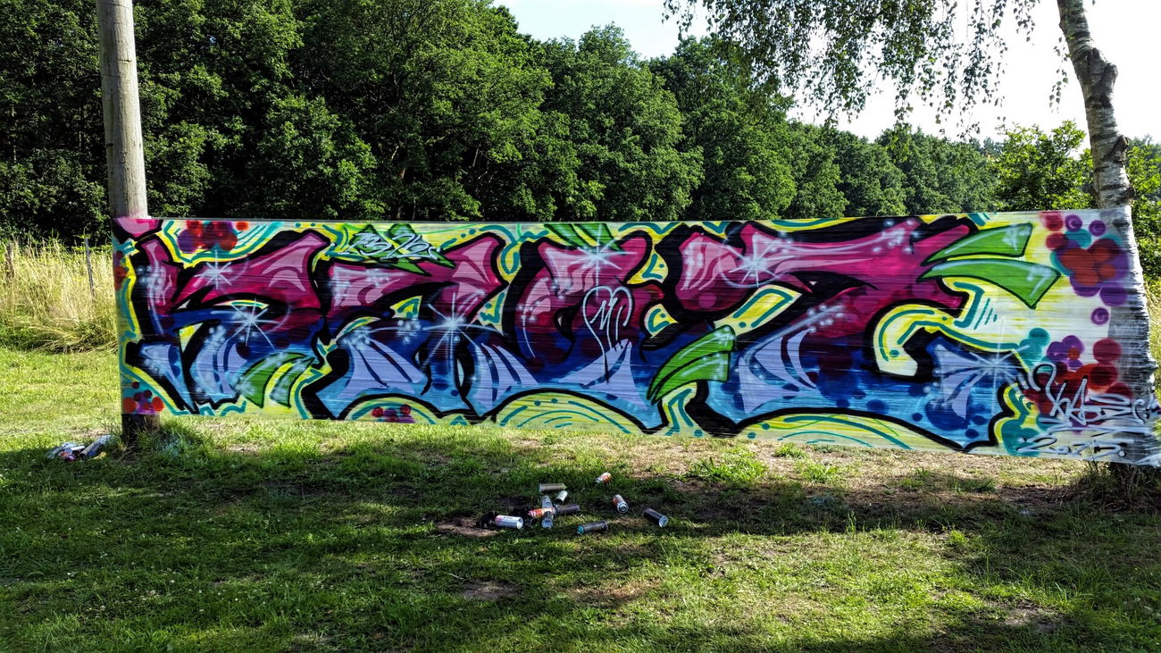 Graffiti Wall in Itzehoe - Photo by Kaoz1312 (2015)