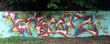 Graffiti Wall in Itzehoe - Photo by Kaoz1312 (2015)
