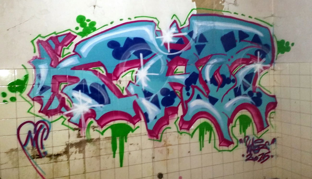 Graffiti Wall in Lüneburg - Photo by Kaoz1312 (2015)