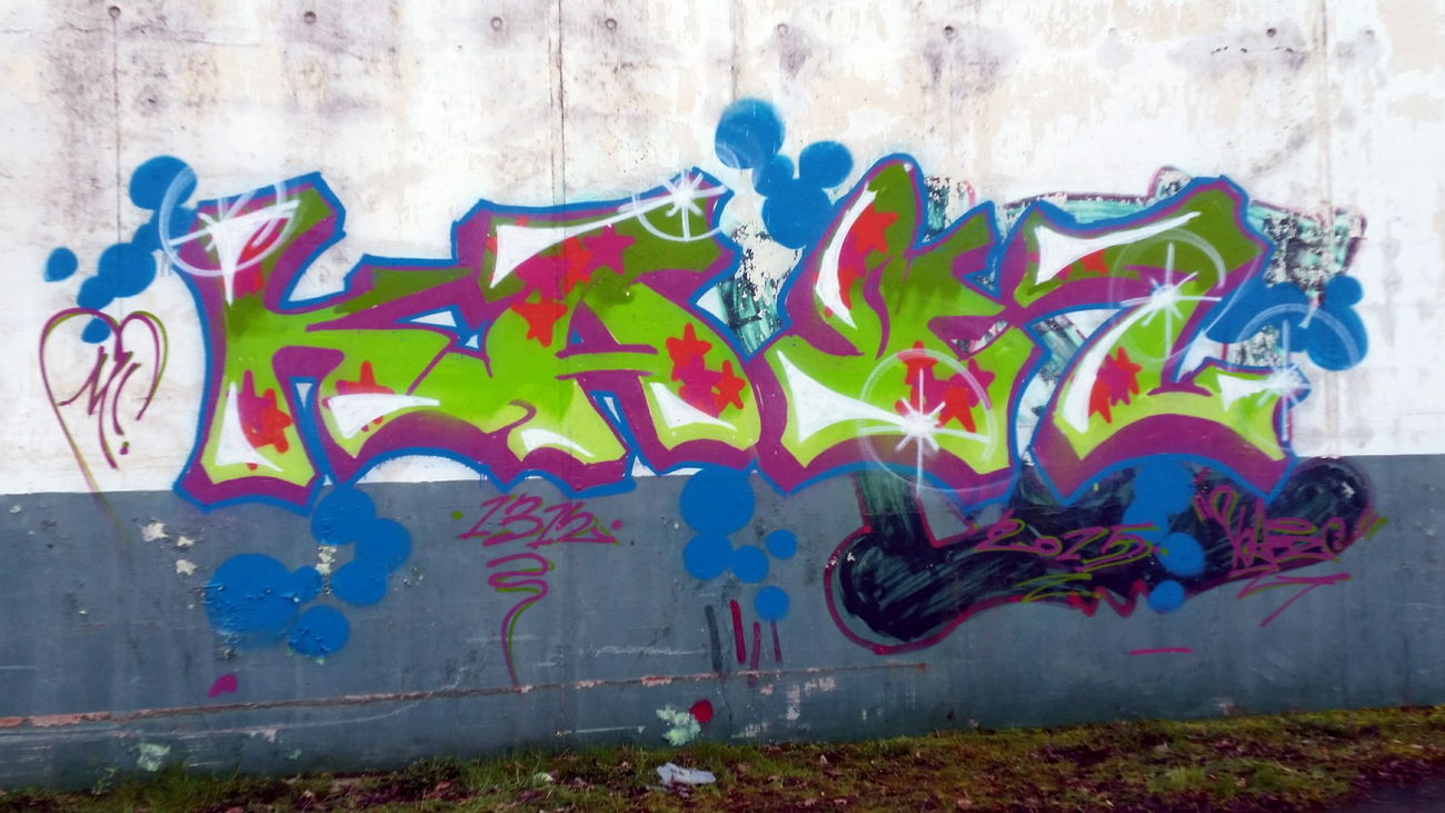 Graffiti Wall in Lüneburg - Photo by Kaoz1312 (2015)