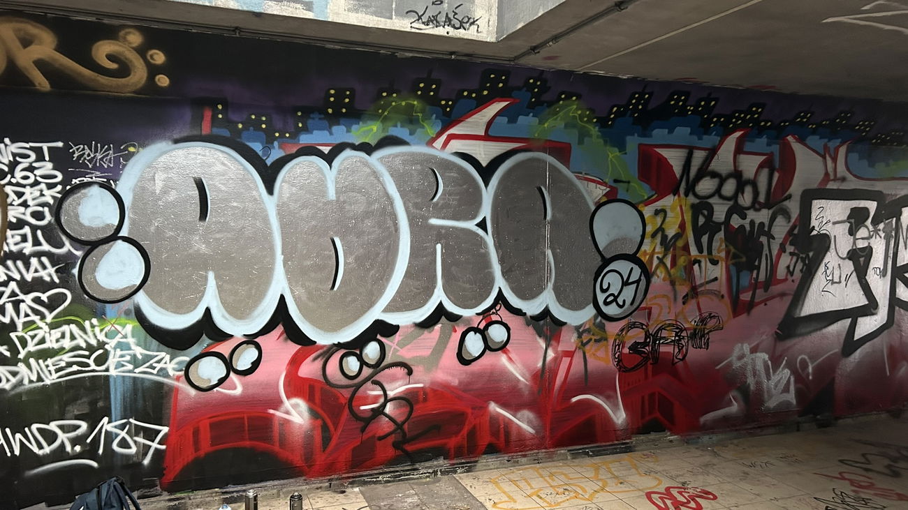 Graffiti Wall in Szczecin - Photo by Kapek990 (2024)