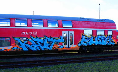 Graffiti Train - Photo by Kaput