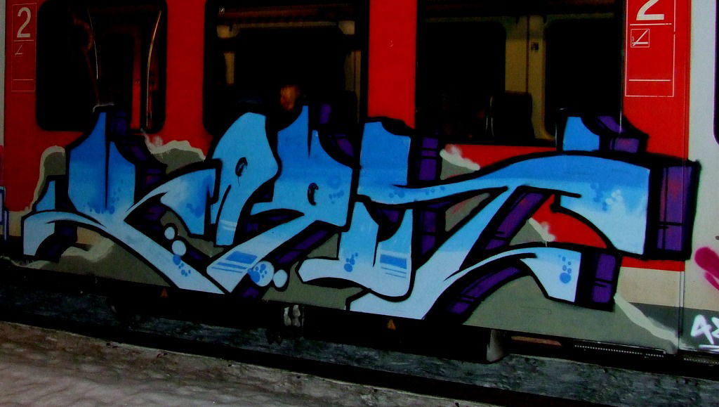 Graffiti Train - Photo by Kaput