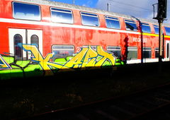 Graffiti Train - Photo by Kaput