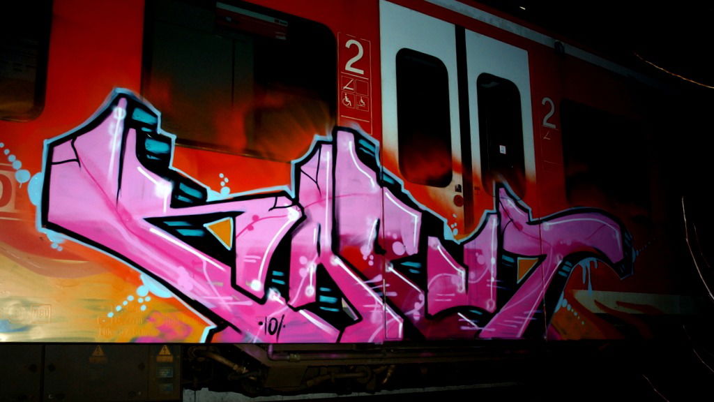 Graffiti Train - Photo by Kaput