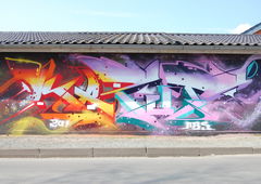 Graffiti Wall - Photo by Kaput - abscrew, 20ers, kaputstyle