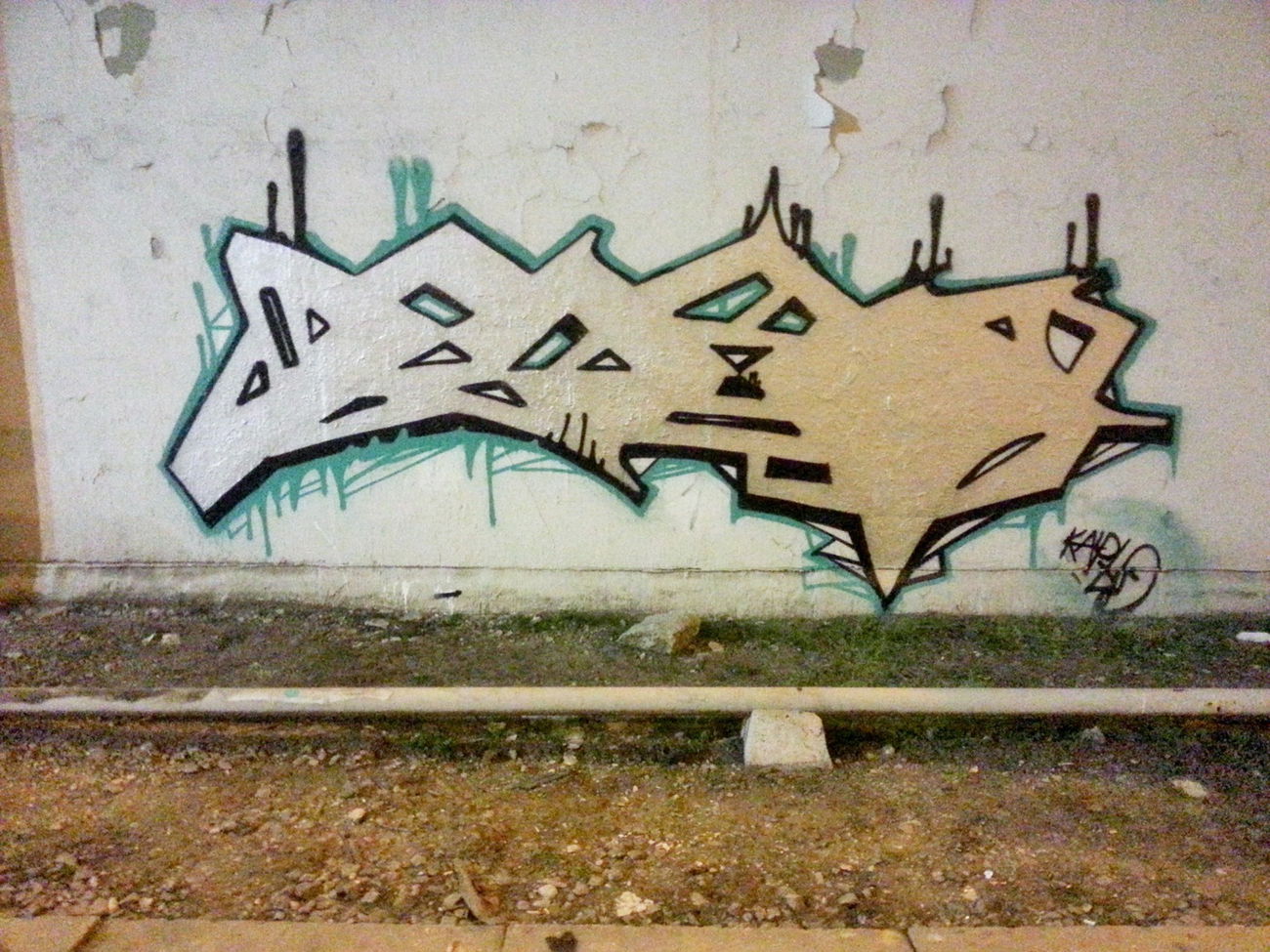 Graffiti Bombing - Photo by Kareer - kareer, graffiti, bombing