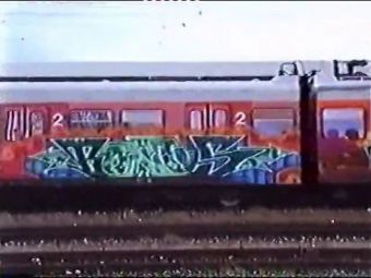Graffiti Video - Photo by KarlKoksihrNutten - Trains, Munich, München