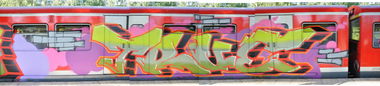 Graffiti Train - Photo by Karlo_Kolambo - hamburg, true (2012)