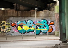 Graffiti Wall in Hamburg - Photo by Karlo_Kolambo - JBCB, Altona, Hamburg (2012)