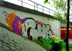 Graffiti Wall in Hamburg - Photo by Karlo_Kolambo - GMS, hh, Stellingen (2011)