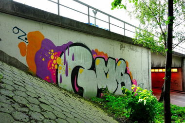 Graffiti Wall in Hamburg - Photo by Karlo_Kolambo - GMS, hh, Stellingen (2011)