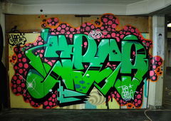 Graffiti Wall in Hamburg - Photo by Karlo_Kolambo - JBCB, Neo, ill (2012)