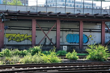 Graffiti Wall in Hamburg - Photo by Karlo_Kolambo - Teck, Moses, Bk