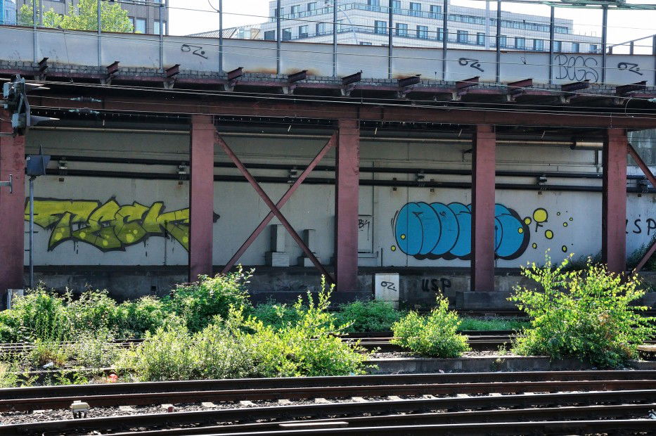 Graffiti Wall in Hamburg - Photo by Karlo_Kolambo - Teck, Moses, Bk