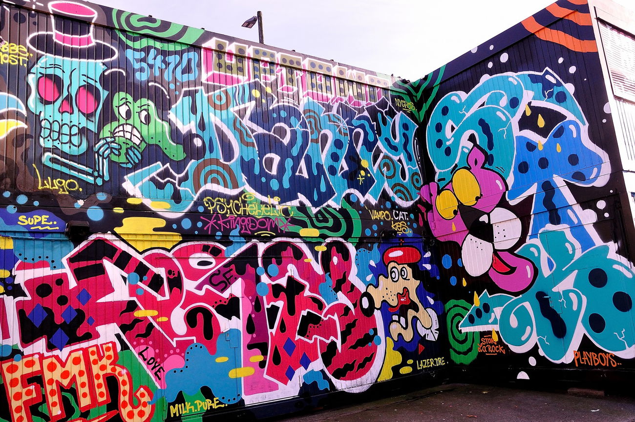 Graffiti Wall - Photo by Karlo_Kolambo - fmk, stock