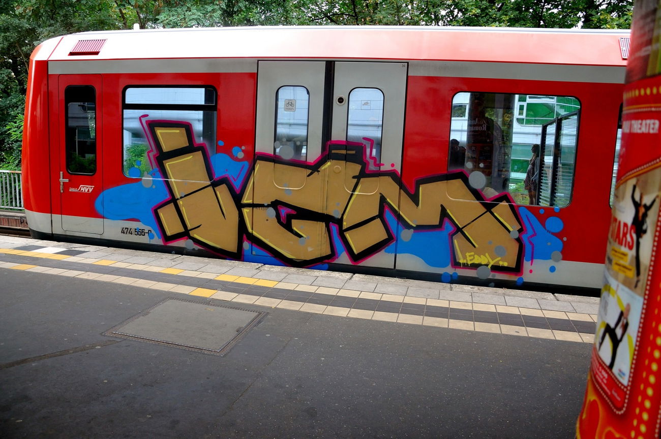 Graffiti Train - Photo by Karlo_Kolambo - igm