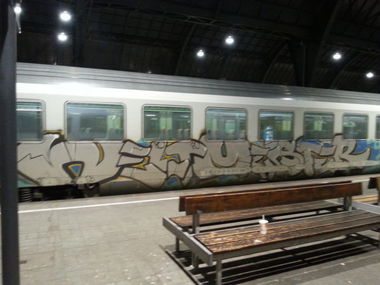 Graffiti Train - Photo by KarlsruhCheckt - weltmeister, karlsruhe (2014)
