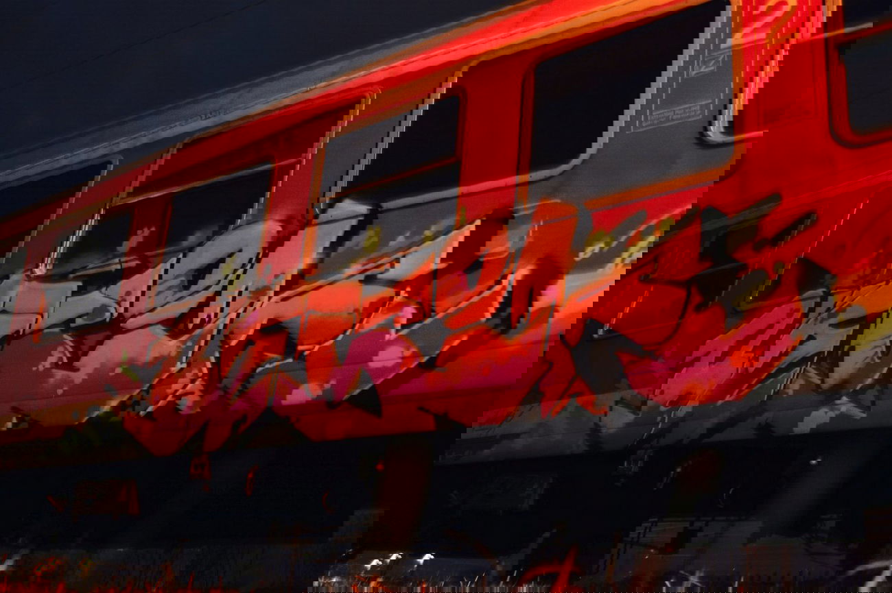 Graffiti Train - Photo by KarlsruhCheckt - besik (20XX)