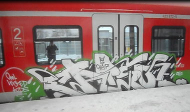 Graffiti Train in München - Photo by Karlstoast - capsol (2013)