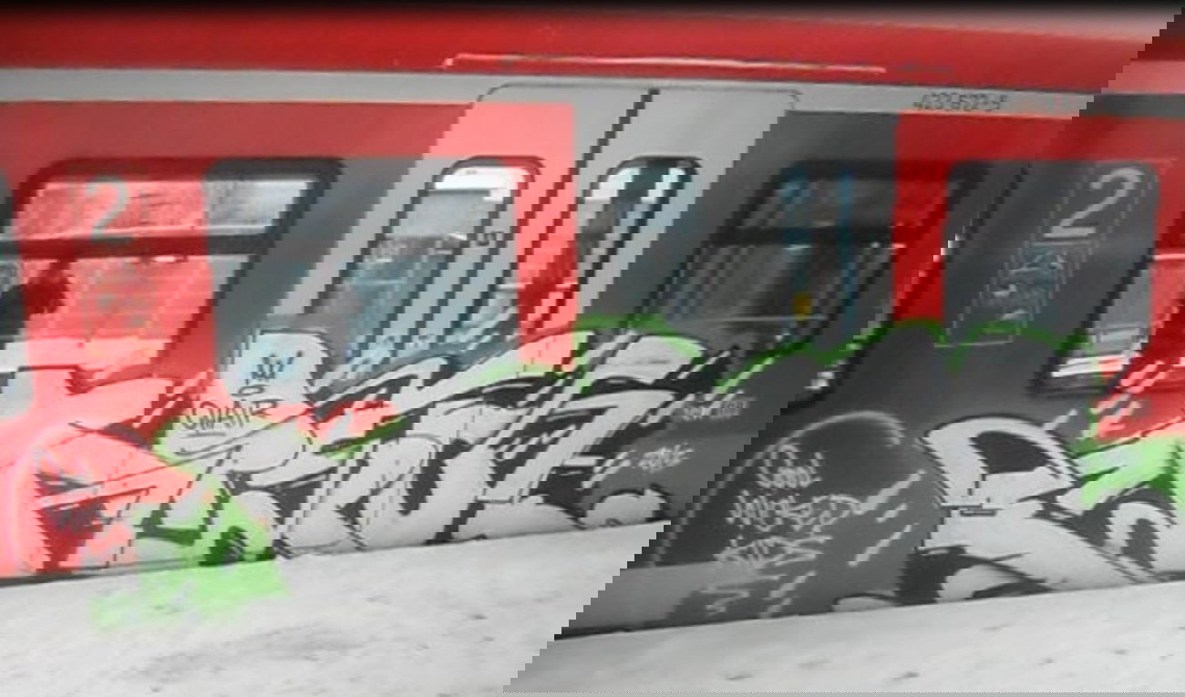 Graffiti Train in München - Photo by Karlstoast - capsol (2013)