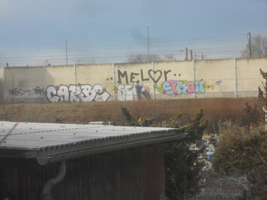 Graffiti Wall in München - Photo by Karlstoast - melor, carbe, seik (2012)