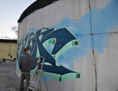 Graffiti Wall in München - Photo by Karlstoast - epor, gak, video (2013)