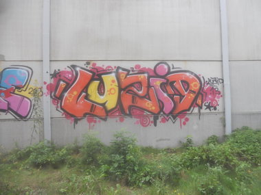 Graffiti Wall in München - Photo by Karlstoast - luzid, lusid, dachau (2013)