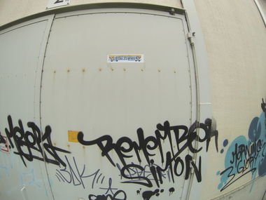 Graffiti Artwork in Dachau - Photo by Karlstoast - R.I.P., SIMON (2013)