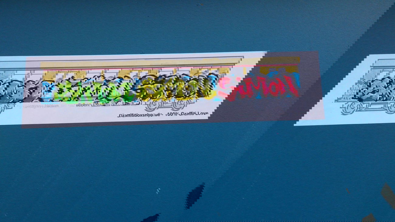 Graffiti Sketch in Dachau - Photo by Karlstoast - R.I.P., SIMON (2013)