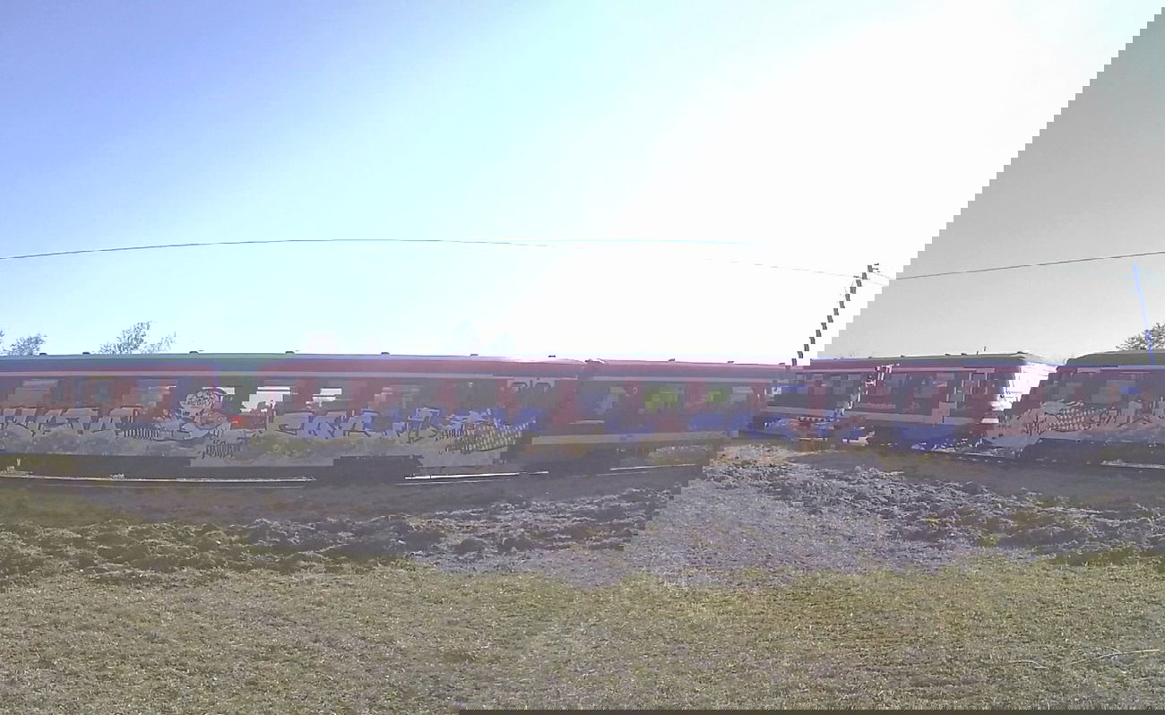 Graffiti Train in München - Photo by Karlstoast - wk, bhz, train (2014)