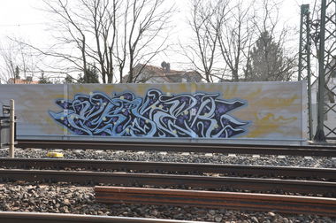 Graffiti Wall in München - Photo by Karlstoast - ekser, eckser, x