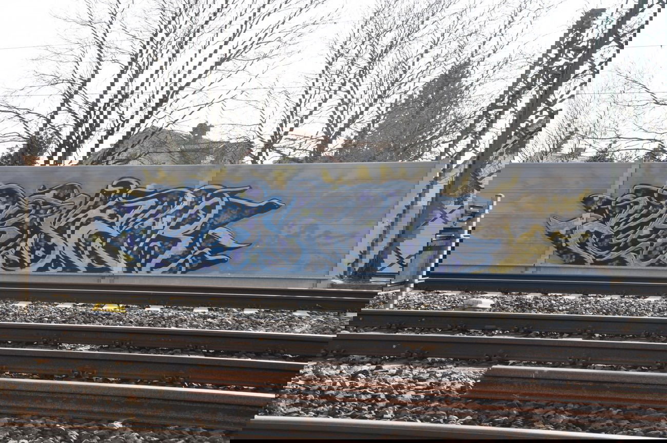 Graffiti Wall in München - Photo by Karlstoast - ekser, eckser, x