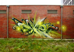 Graffiti Wall in München - Photo by Karlstoast - ekser, exer, munich (2014)