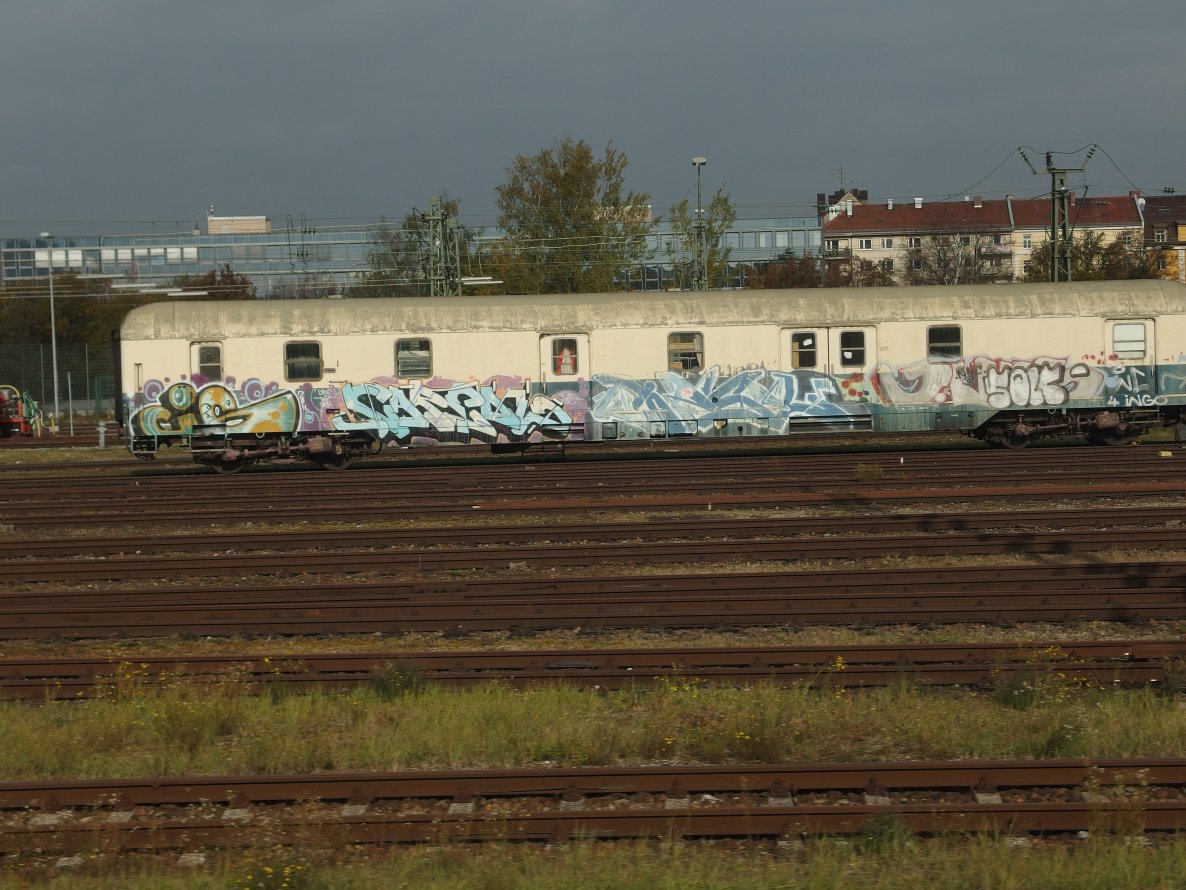 Graffiti Train in München - Photo by Karlstoast - js, capsol, trr (2007)