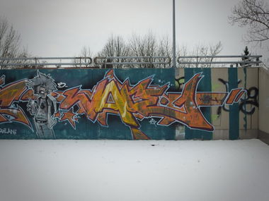 Graffiti Wall - Photo by Karlstoast - Bware, wak, beware (2013)