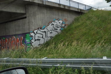 Graffiti Wall in Heidelberg - Photo by Karlstoast - swey, eyman., heidelberg (2013)