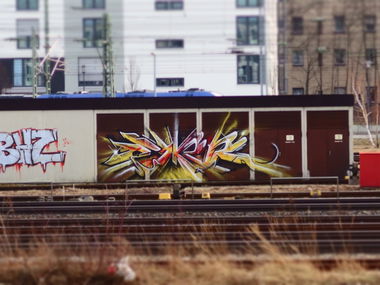 Graffiti Wall in München - Photo by Karlstoast - Exer, Ekser, ecser (2015)
