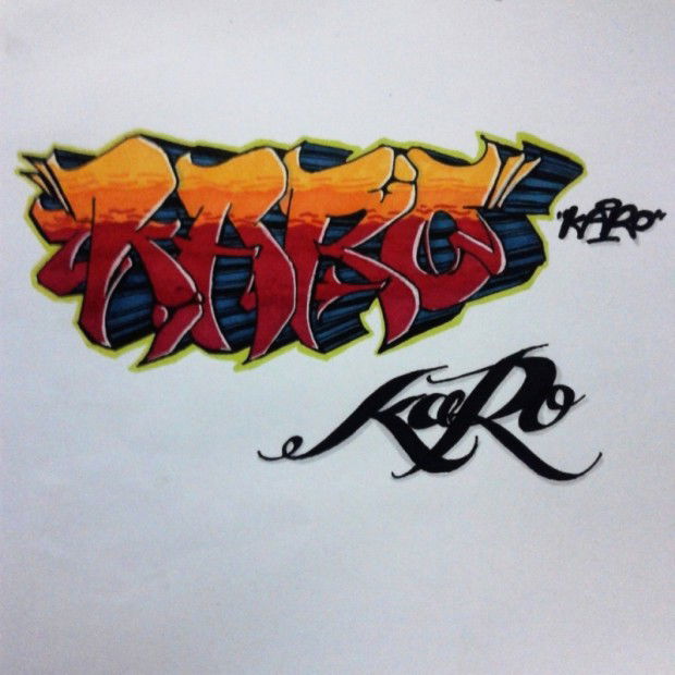 Graffiti Sketch in Izmir - Photo by Karo - Karo, 2013, turkey (2013)