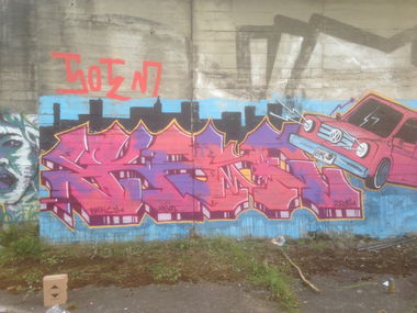 Graffiti Wall - Photo by Kasen - koszalin, kasen (2016)