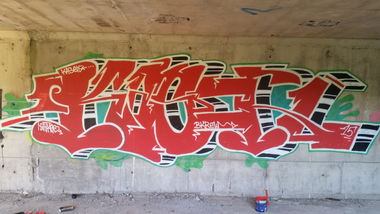 Graffiti Wall - Photo by Kasen - kasen, bk, 15 (2015)