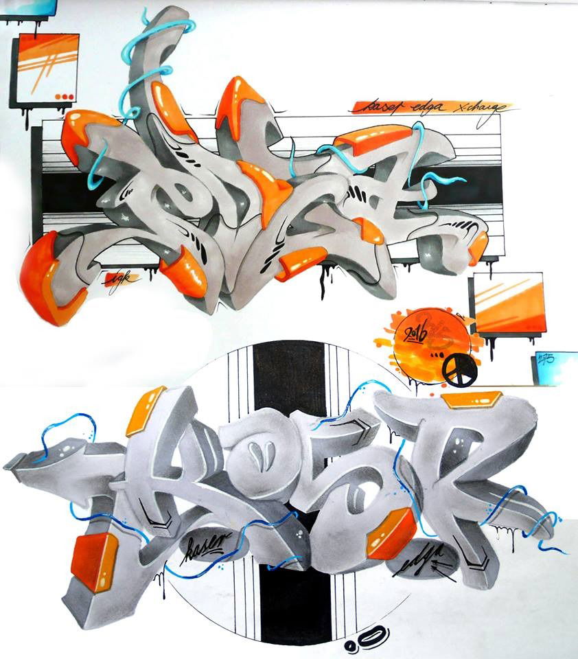 Graffiti Sketch - Photo by KaserIGK (2016)